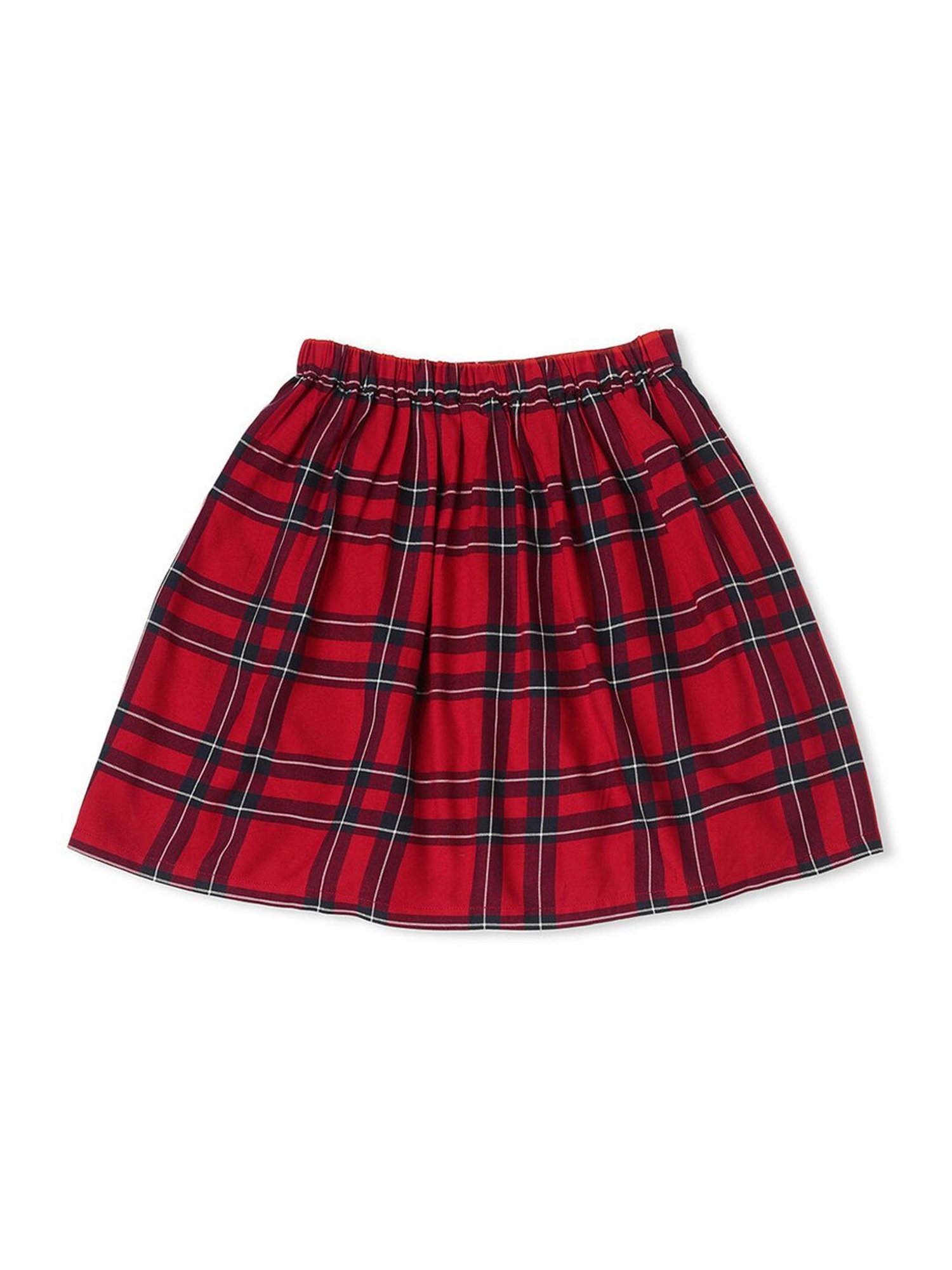 A Little Fable Kids Multicolor Solid Skirt
