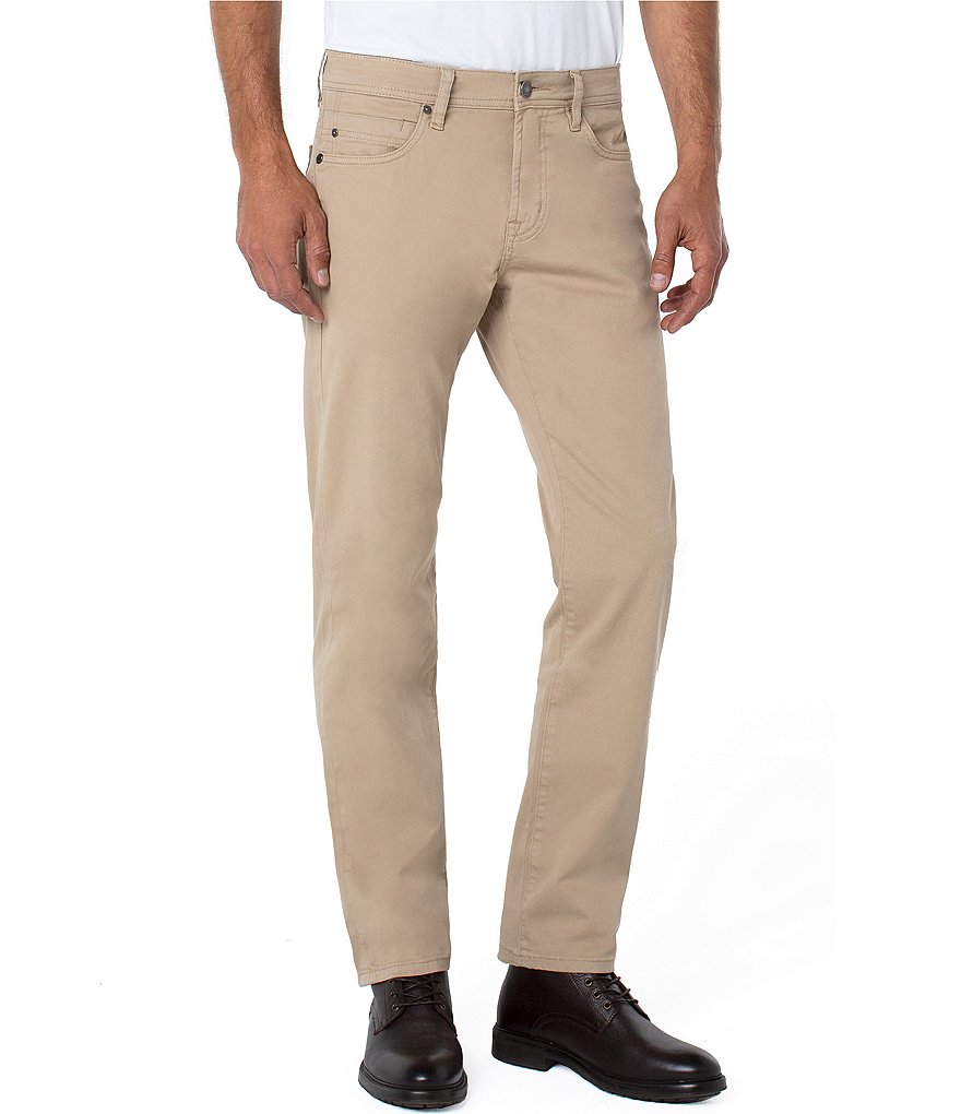 Liverpool Los Angeles Regent Relaxed Straight Twill Pants