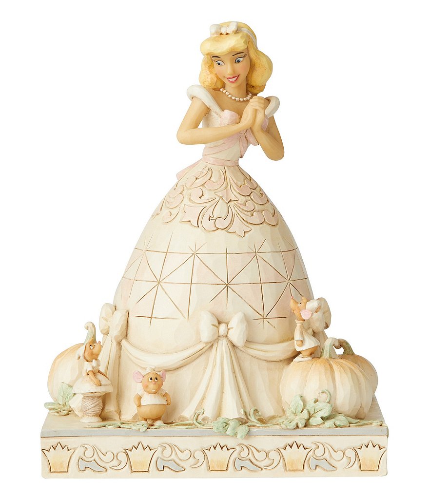 Disney Traditions by Jim Shore Cinderella and Mice White Woodland #double;Darling Dreamer#double; Figurine