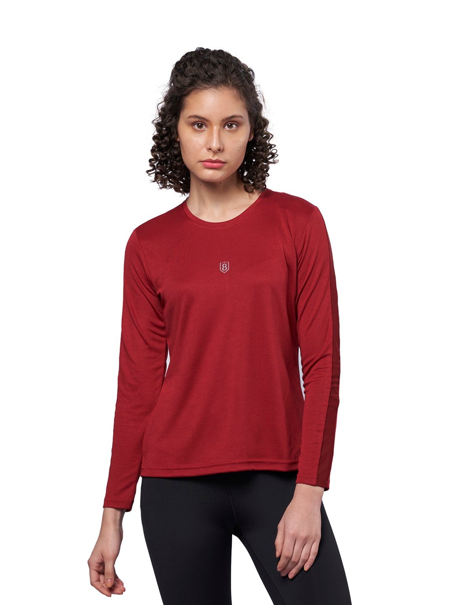 Domin8 Women Breathable Mesh Cut & Sew Back T-Shirt