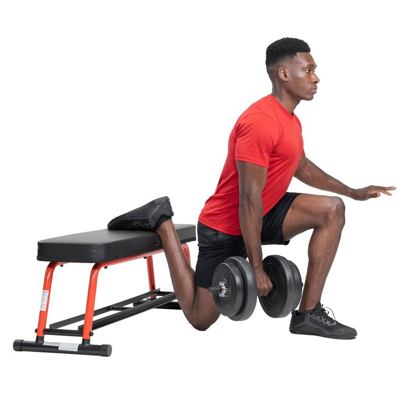 Sunny Health & Fitness Power Zone Strength Flat Bench