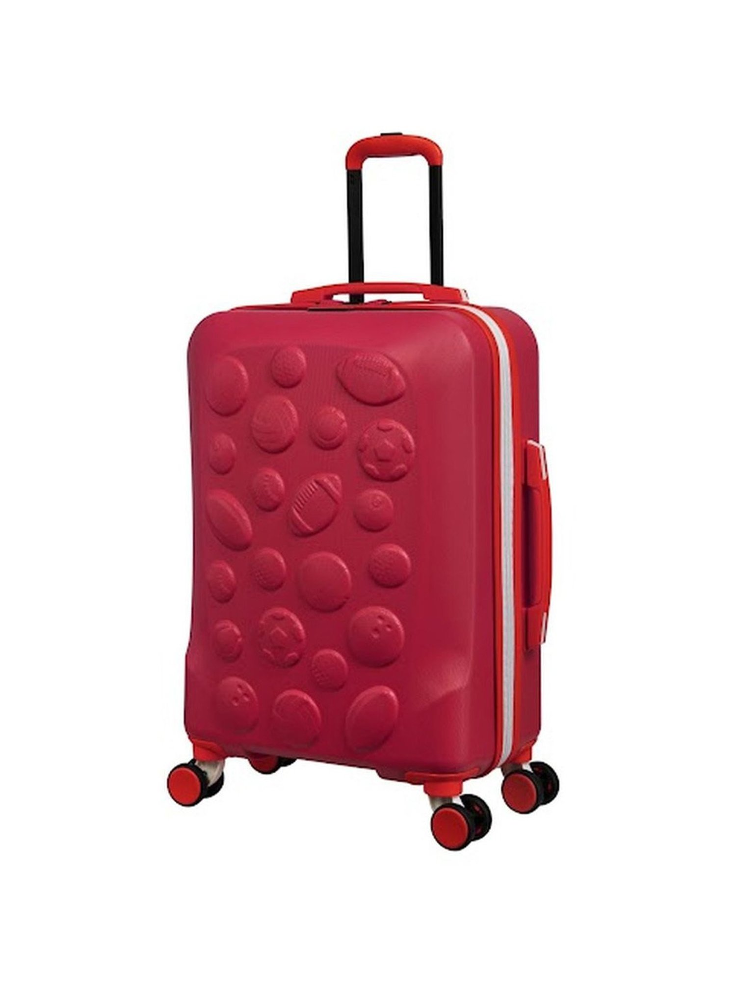 it luggage Half Time Red Kids Cabin 20 inches Embossed HardCase Travel Bag Trolley Bag