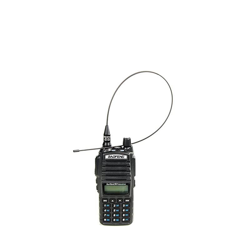 Authentic Genuine Nagoya NA24J 162Inch Ultra Whip VHFUHF 144430Mhz Antenna SMAFemale for  and BaoFeng Radios