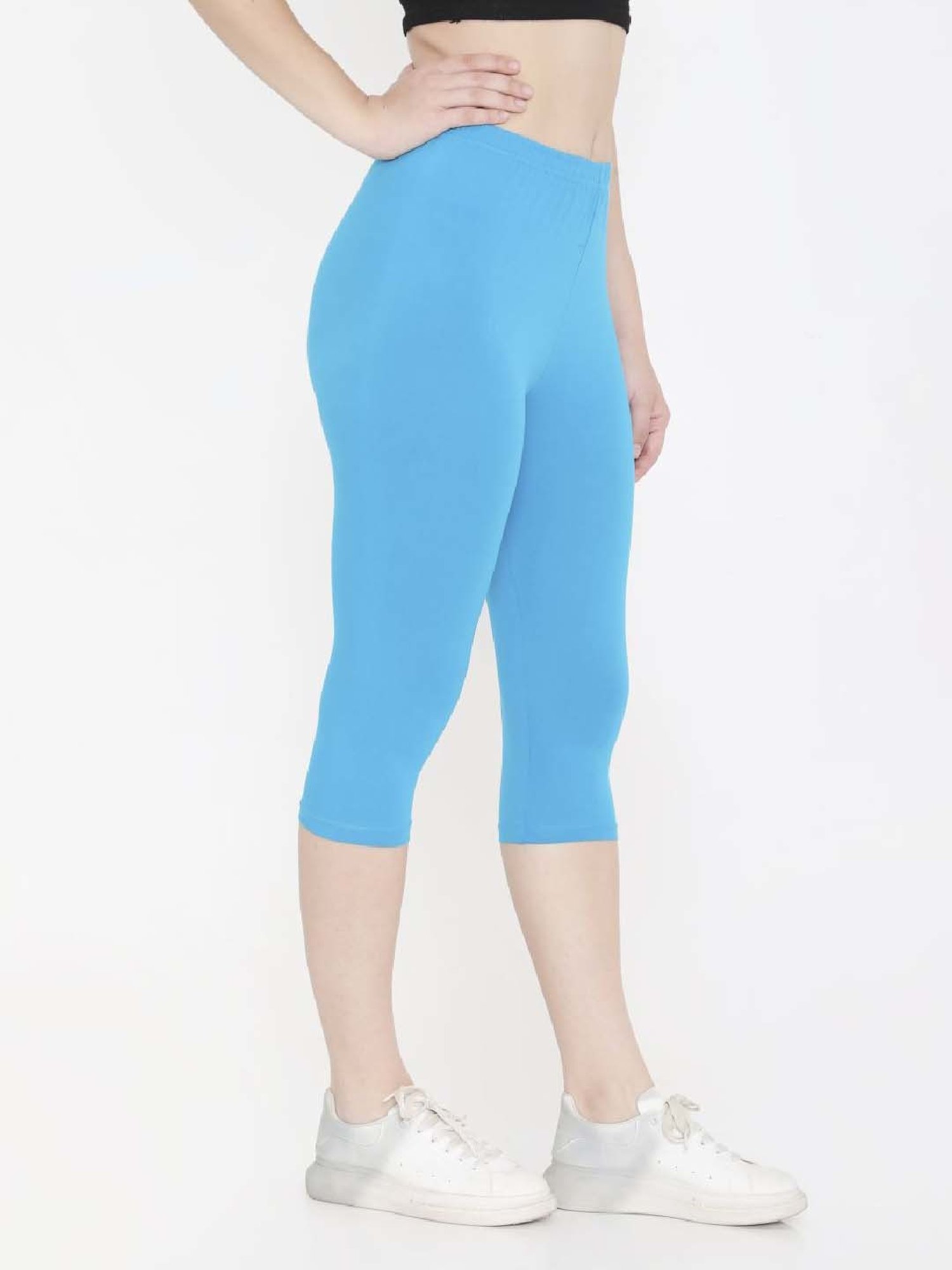 KENDALL + KYLIE Black High Rise Capris