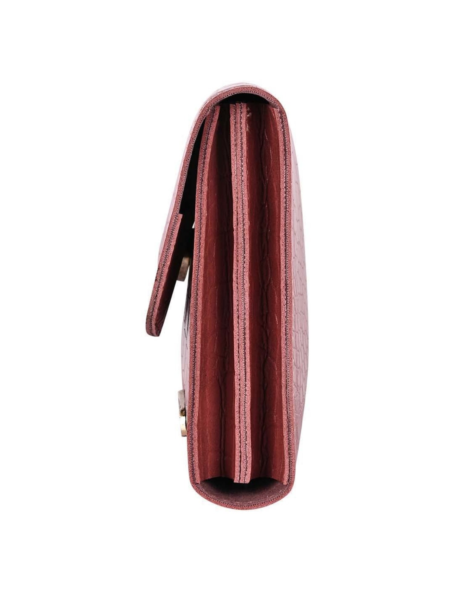 Bagsy Malone Red Textured Clutch