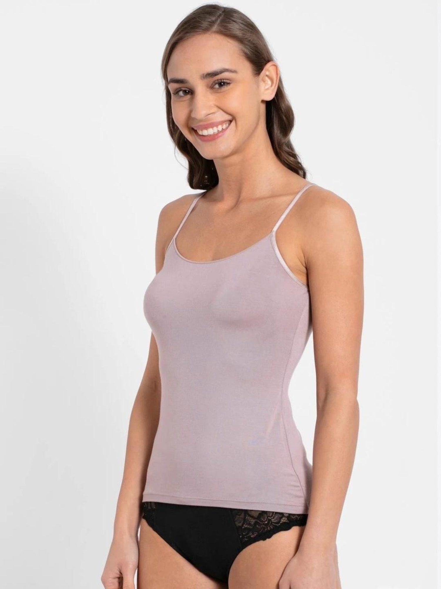 Jockey 1805 Women's Micro Modal Elastane Stretch Camisole with Adjustable Straps