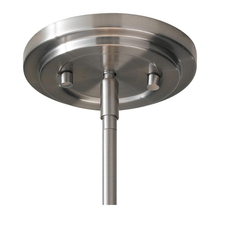 Feiss Casual Luxury 1 Light Brushed Steel Pendant P1137BS