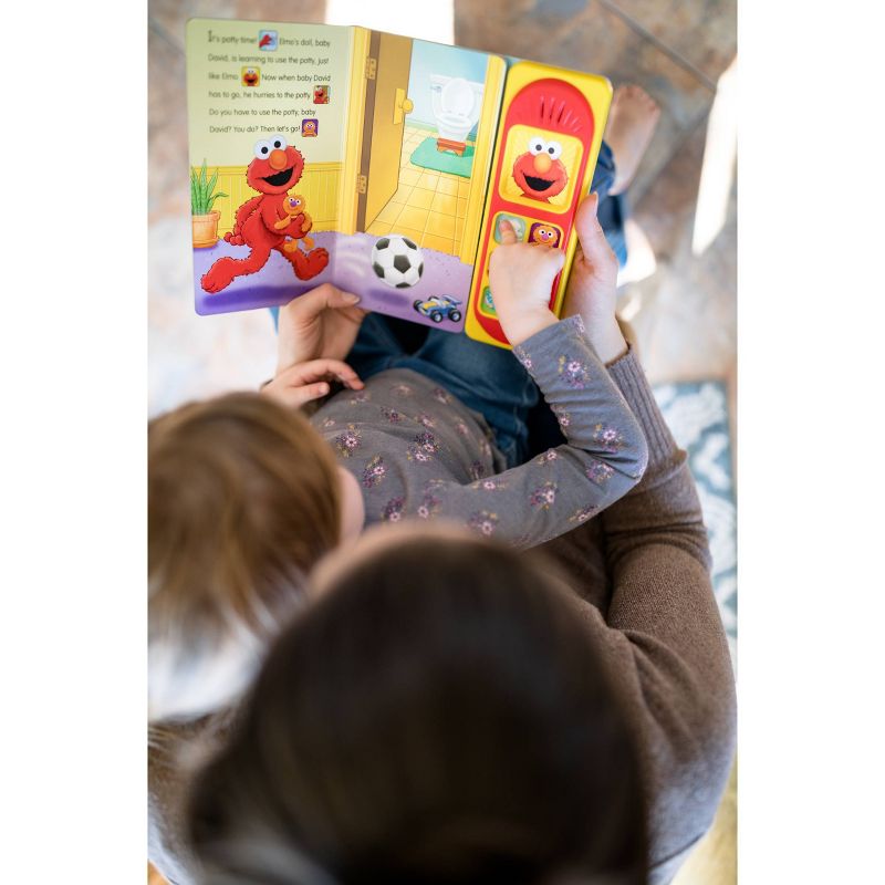 Sesame Street Potty Time with Elmo Sound Book - by Kelli Kaufmann (Board Book)