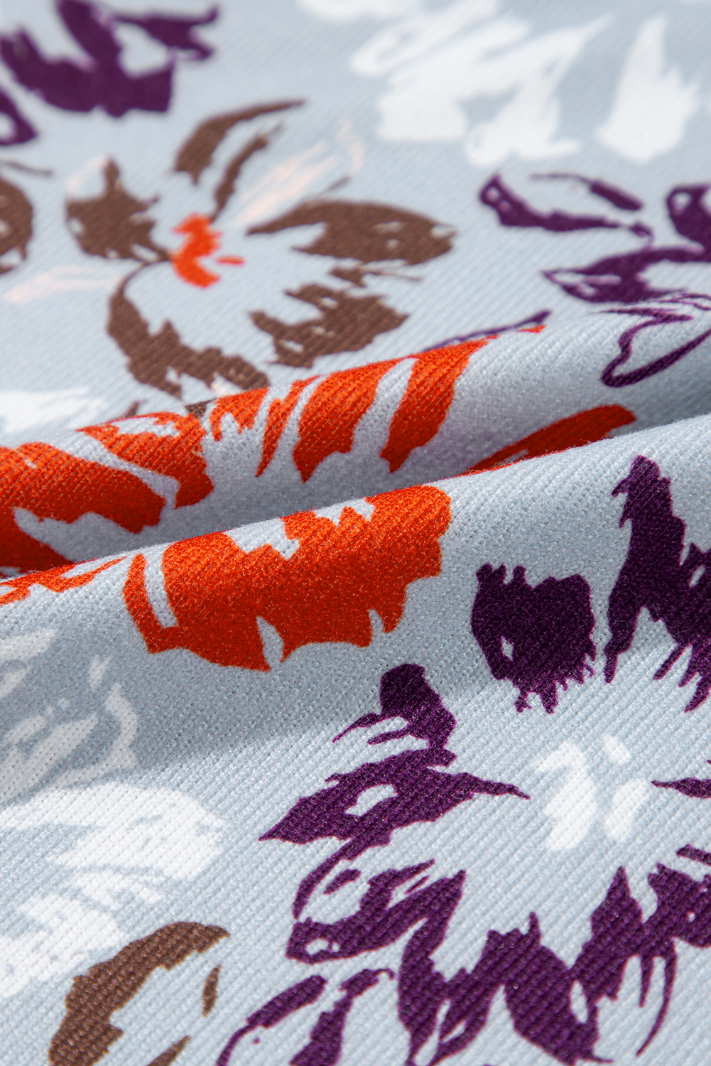 Gray Textured Wide Leg Overall with Pockets