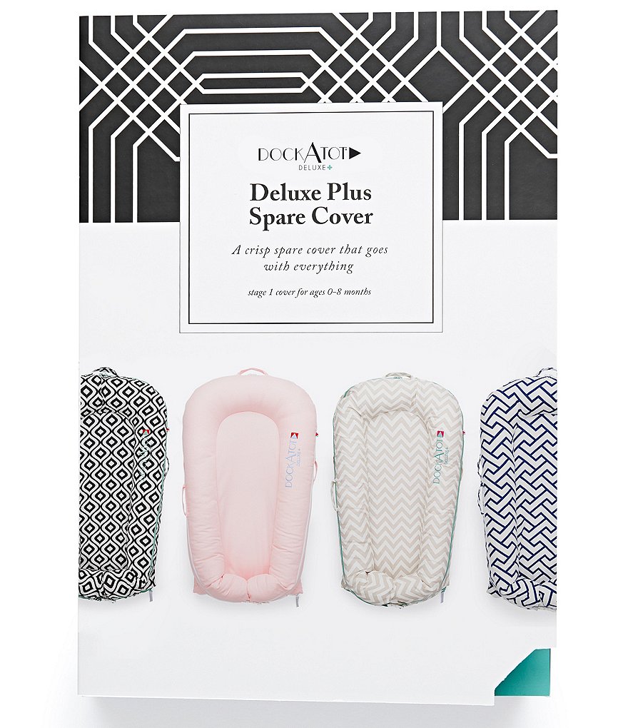 DockATot 0-8 Months Charcoal Buffalo Deluxe Dock Cover, Stage 1