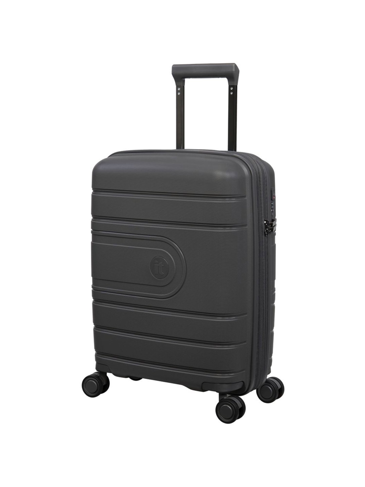 it luggage Eco Tough Grey Combo-24 & 20 inches Expandable Hardsided Luggage Trolley with TSA Lock