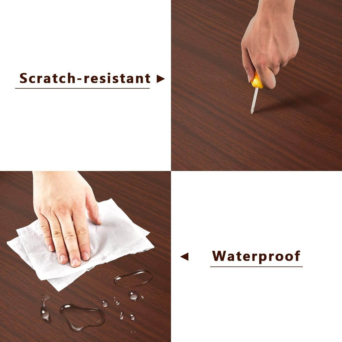 Lifetech Computer Desk 43.3" Modern Study Writing Desk for Home Office Simple Small Desk for Small Spaces, Black