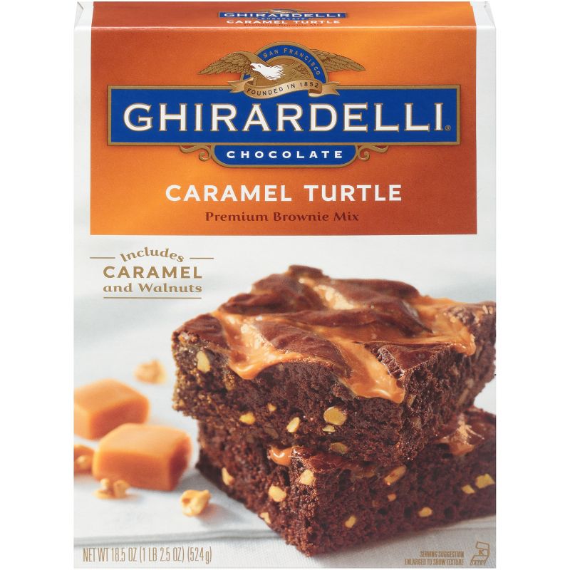 Ghirardelli Chocolate Caramel Turtle Brownie Mix - 18.5oz