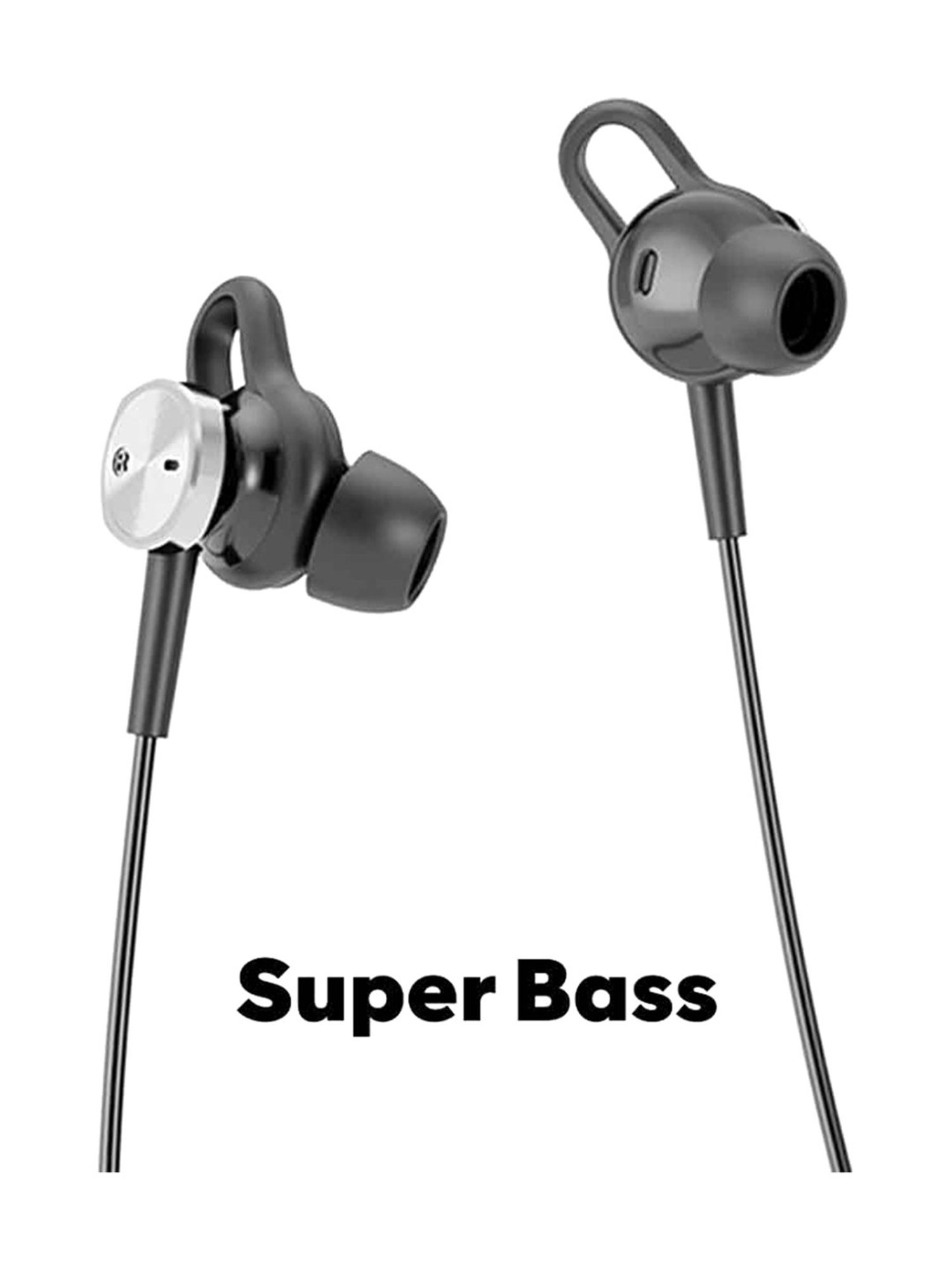 GOVO GoKixx 651 In Ear BT Neckband with Noise Cancellation & Upto 12 Hrs of Playtime (Black)