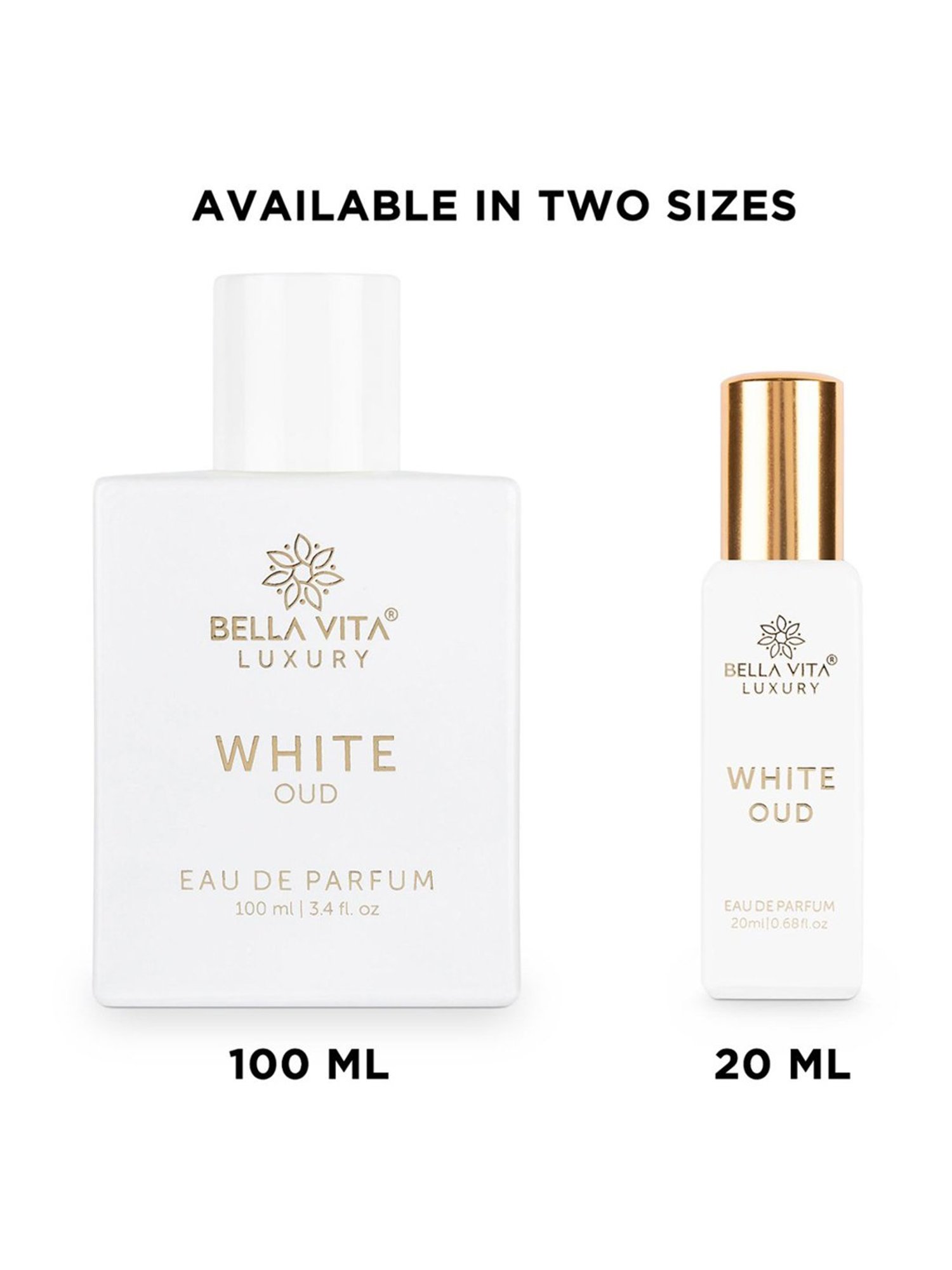 Bella Vita Luxury White Oud Unisex Perfume for Men & Women Soft Oud Long Lasting Fragrance - 100 ml