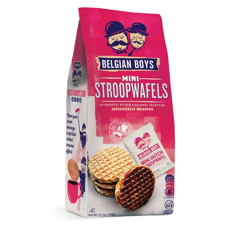 Belgian Boys Mini StroopWafels - 5.1oz
