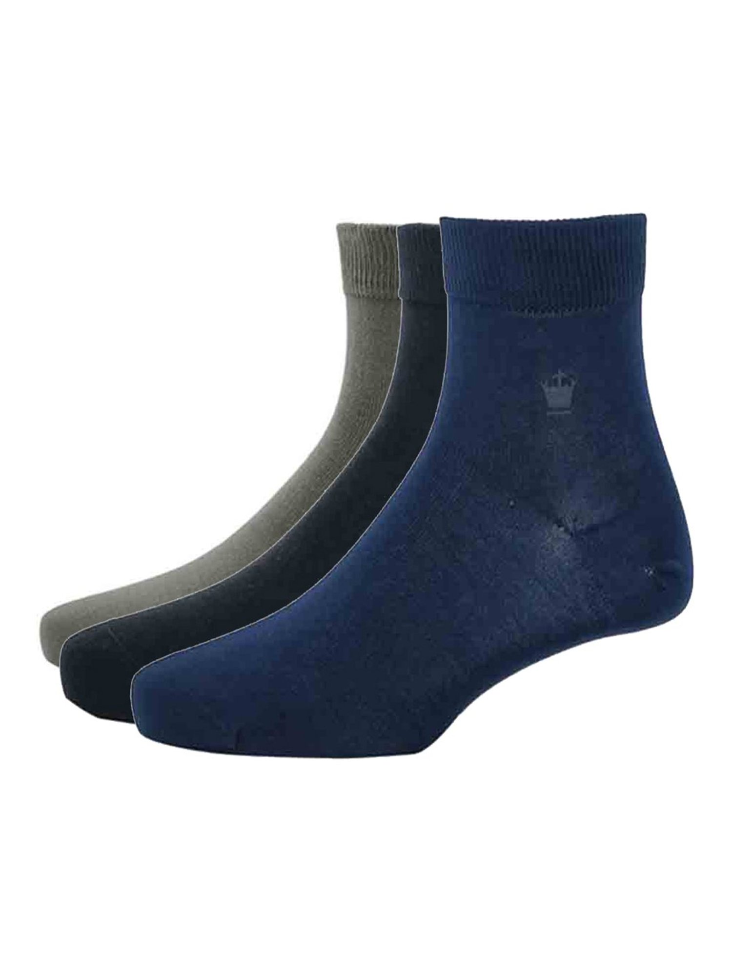 Bonjour Brown and Black Socks (Pack Of 2)