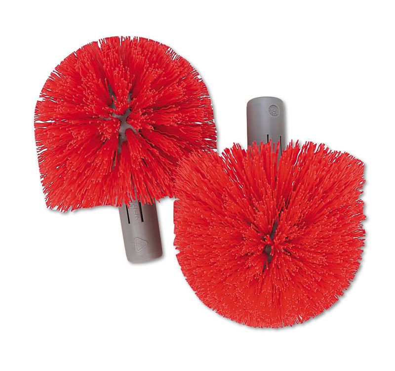 UNGER Replacement Heads for Ergo Toilet-Bowl-Brush System, 2/Pack, 5 Packs/Carton BBRHRCT