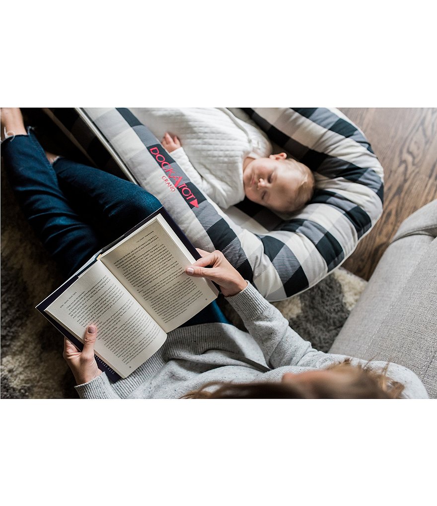 DockATot 9-36 Months Charcoal Buffalo Grand Dock Cover Stage 2