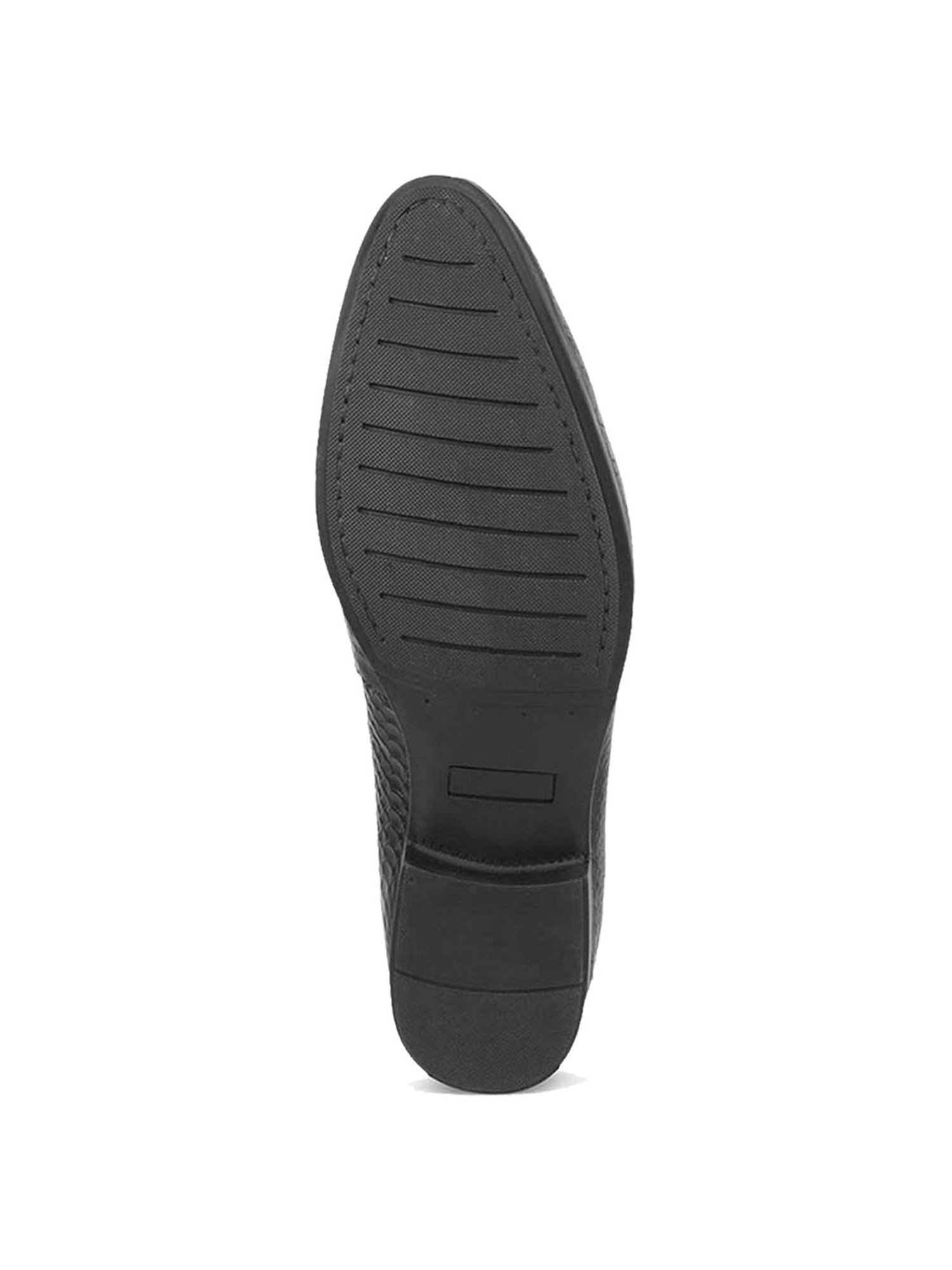 Tresmode Men's Black Formal Loafers