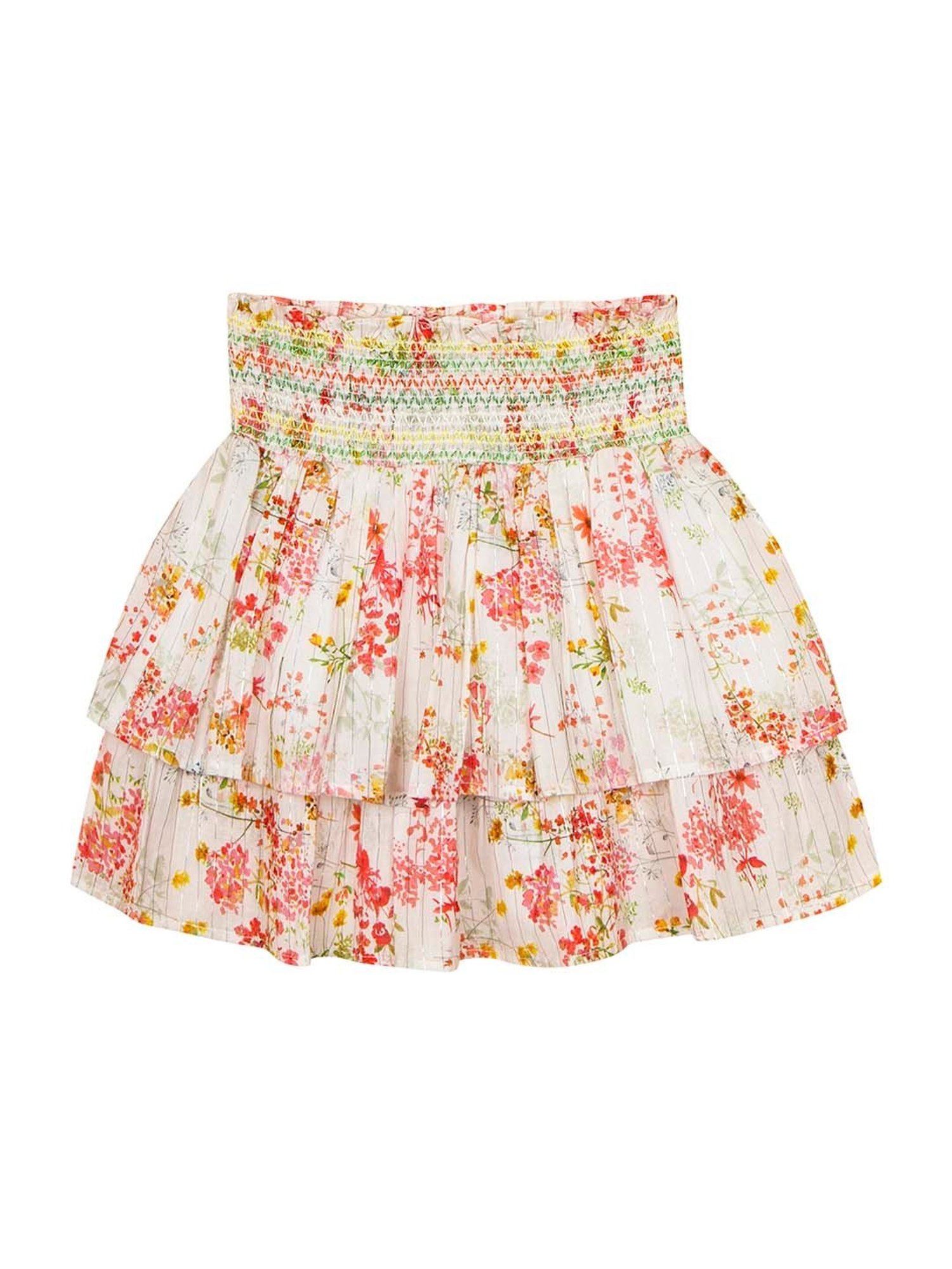 MINIKLUB Kids Blue Cotton Embellished Skirt