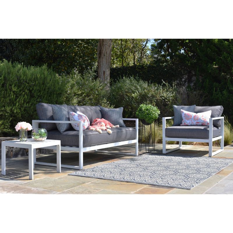 Paloma Outdoor Sofa - White - Adore Decor
