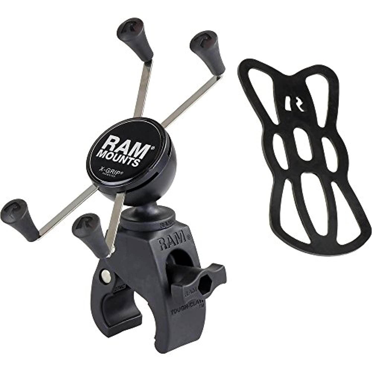 RAM Tough-Claw Mount with Universal X-Grip Large Phone Cradle for Plus Sized Phones