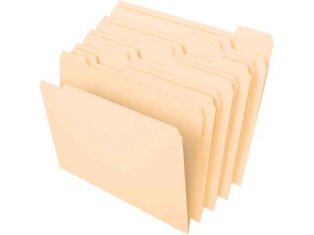 Pendaflex 1/5 Cut Recycled File Folders