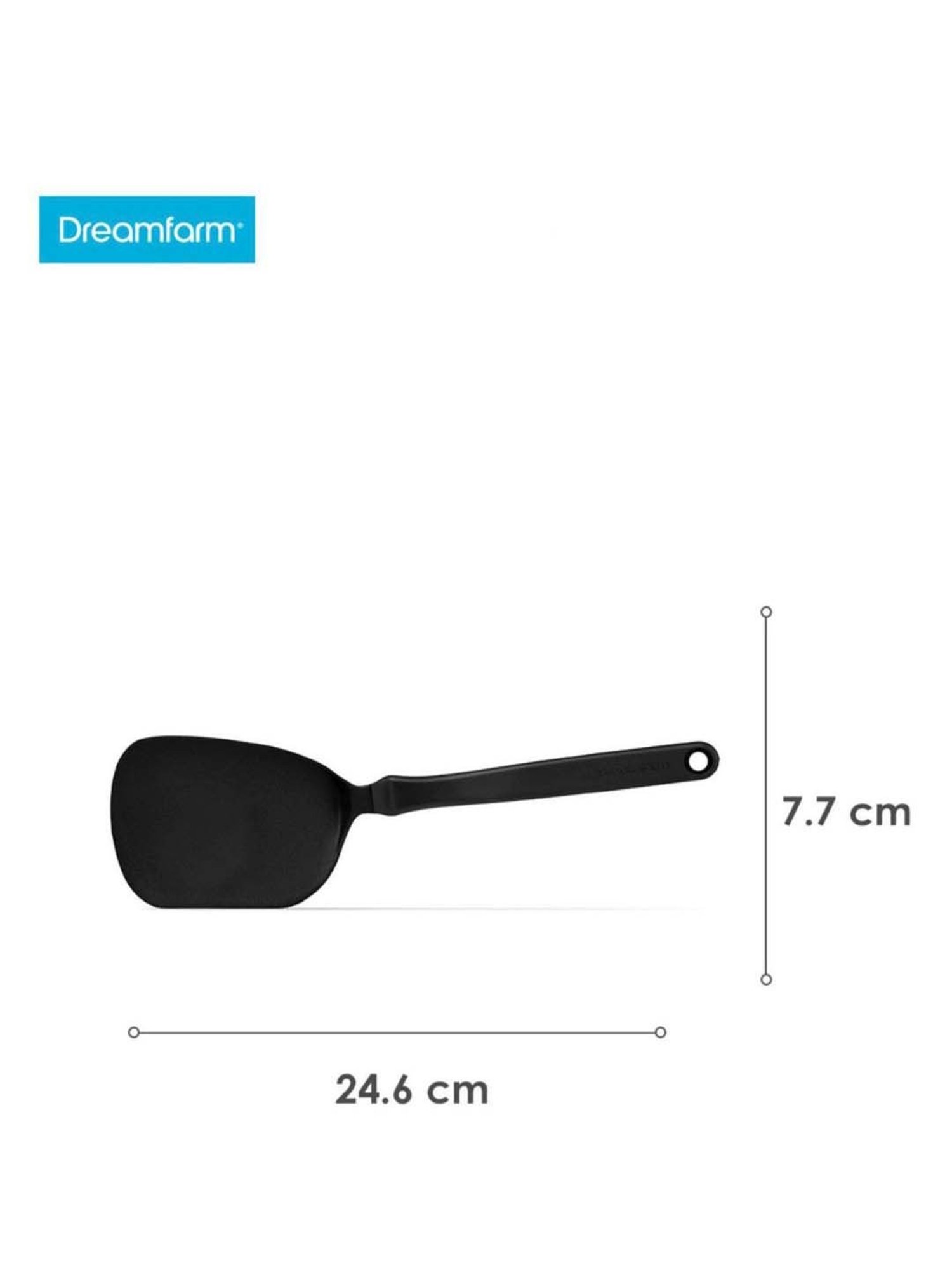 Bergner Black Nylon Soup Ladle - Set of 1