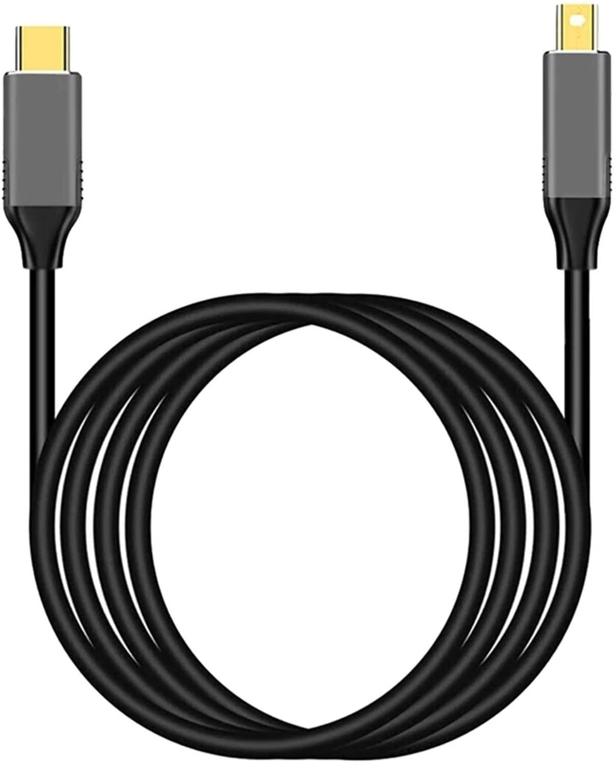 Thunderbolt 3 Cable (1.8M) USB3.1 Type-C 10Gbps Data Transfer 4K Adapter Cable Compatible with Mobile Phone Tablet Laptop