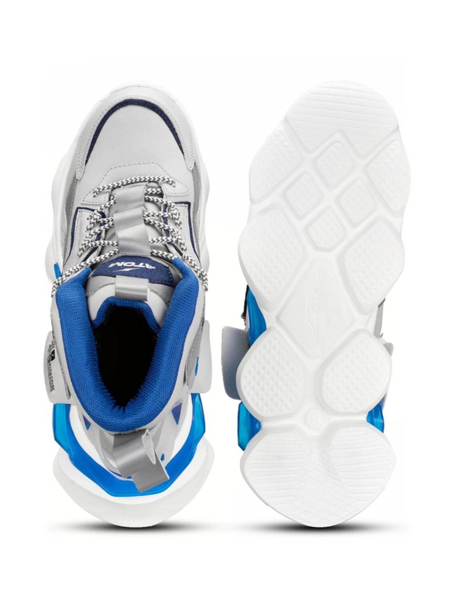 Atom Men's Bulldozer Grey Running Shoes