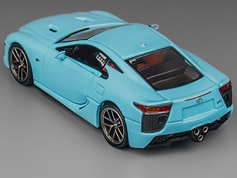 Lexus LFA RHD (Right Hand Drive) Baby Blue 1/64 Diecast Model Car by CM Models