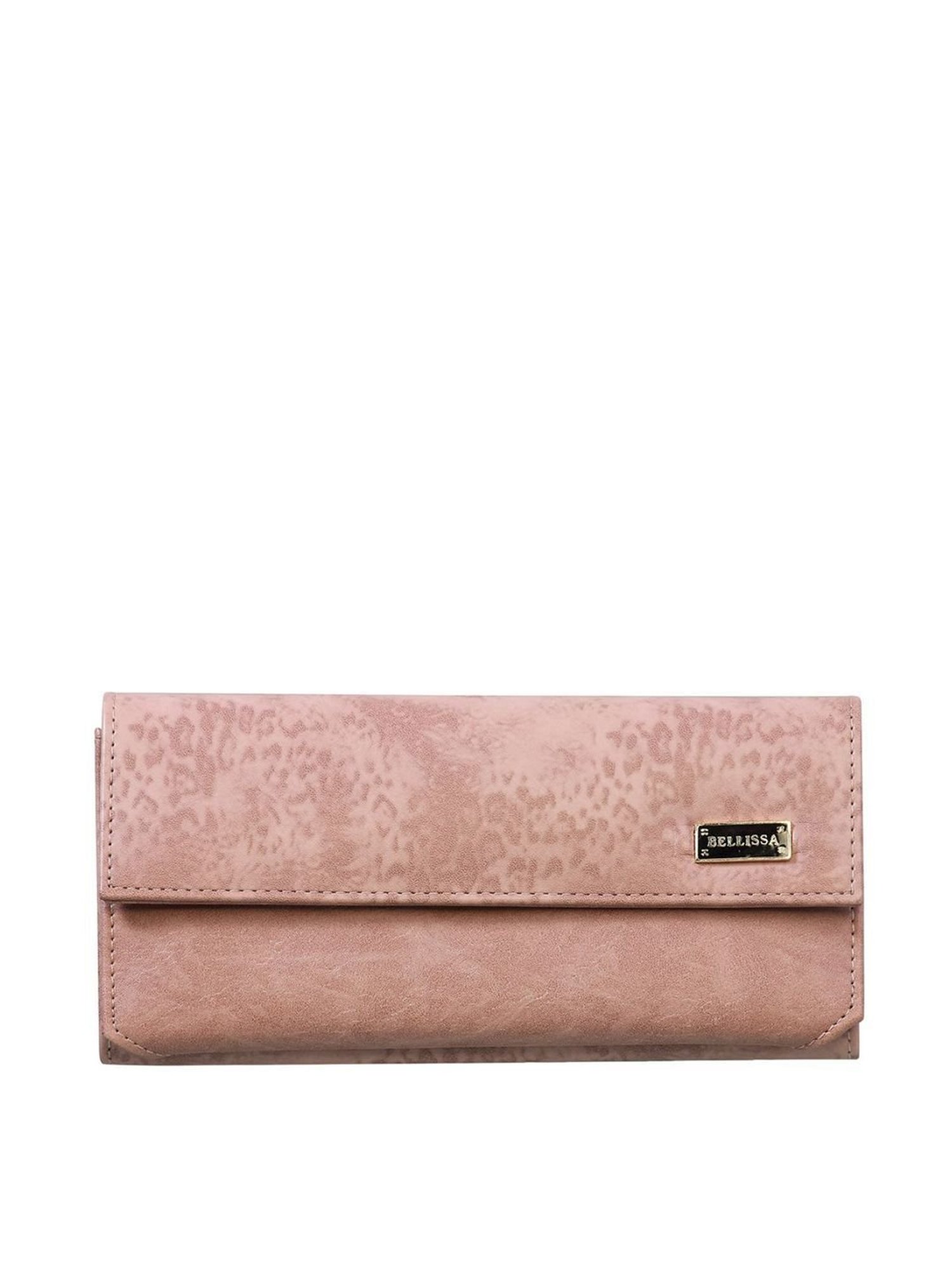 Bellissa Nude Printed Premium Tri-Fold Wallet for Women