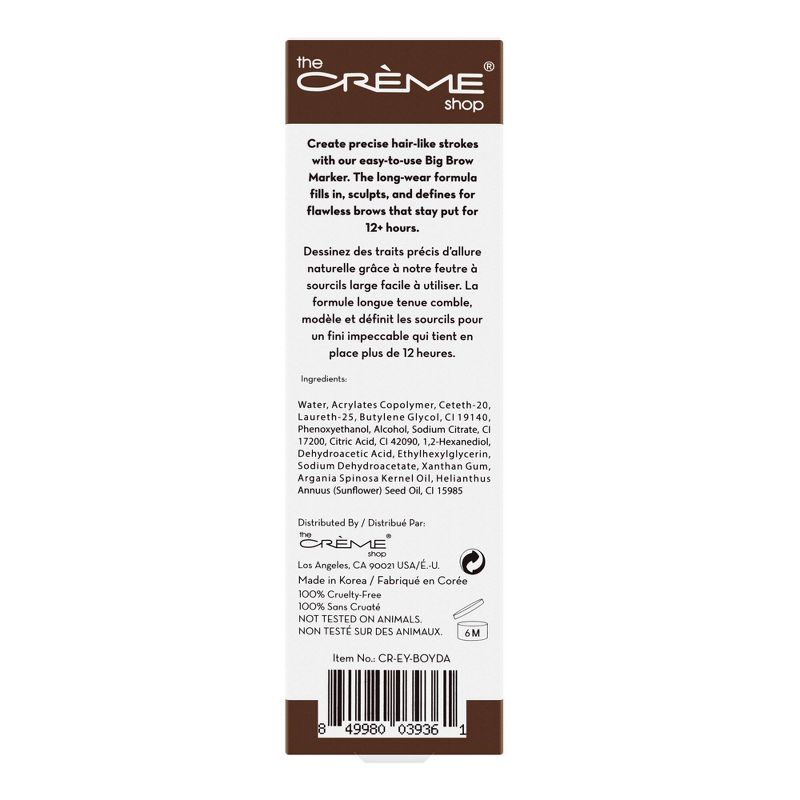 The Crème Shop Big Brow Marker - Medium - 0.10oz