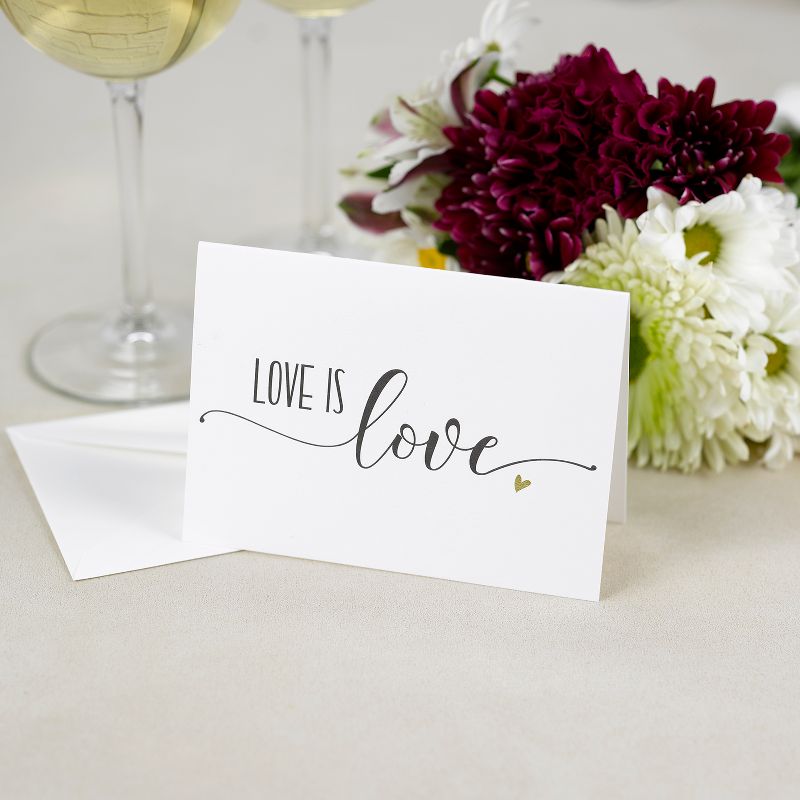 Hortense B. Hetwitt 50ct 'Love is Love' Cards White