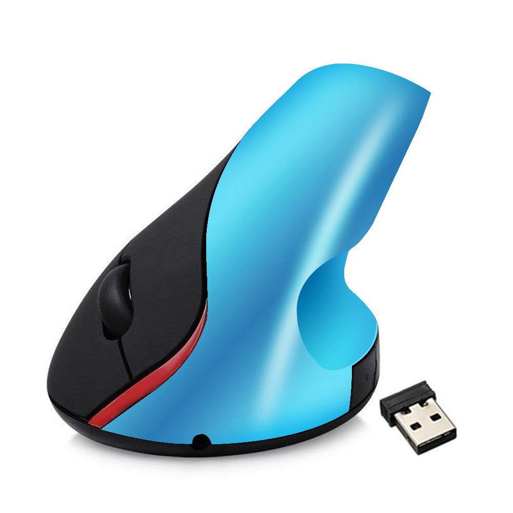 Zgeer 2.4GHz Wireless Mouse Ergonomic Vertical Mouse,Gaming Mouse, Rechargeable Portable Mouse, 2400DPI USB Mice for Laptop,Desktop,PC,etc.