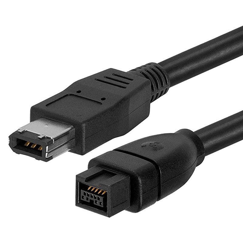 FireWire 800 IEEE 1394b Hispeed Cable 9pin6pin 10ftF017010 Black
