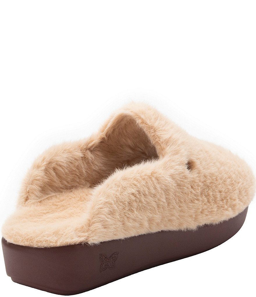 Alegria Leisurelee Faux Fur Shearling Slipper Clogs