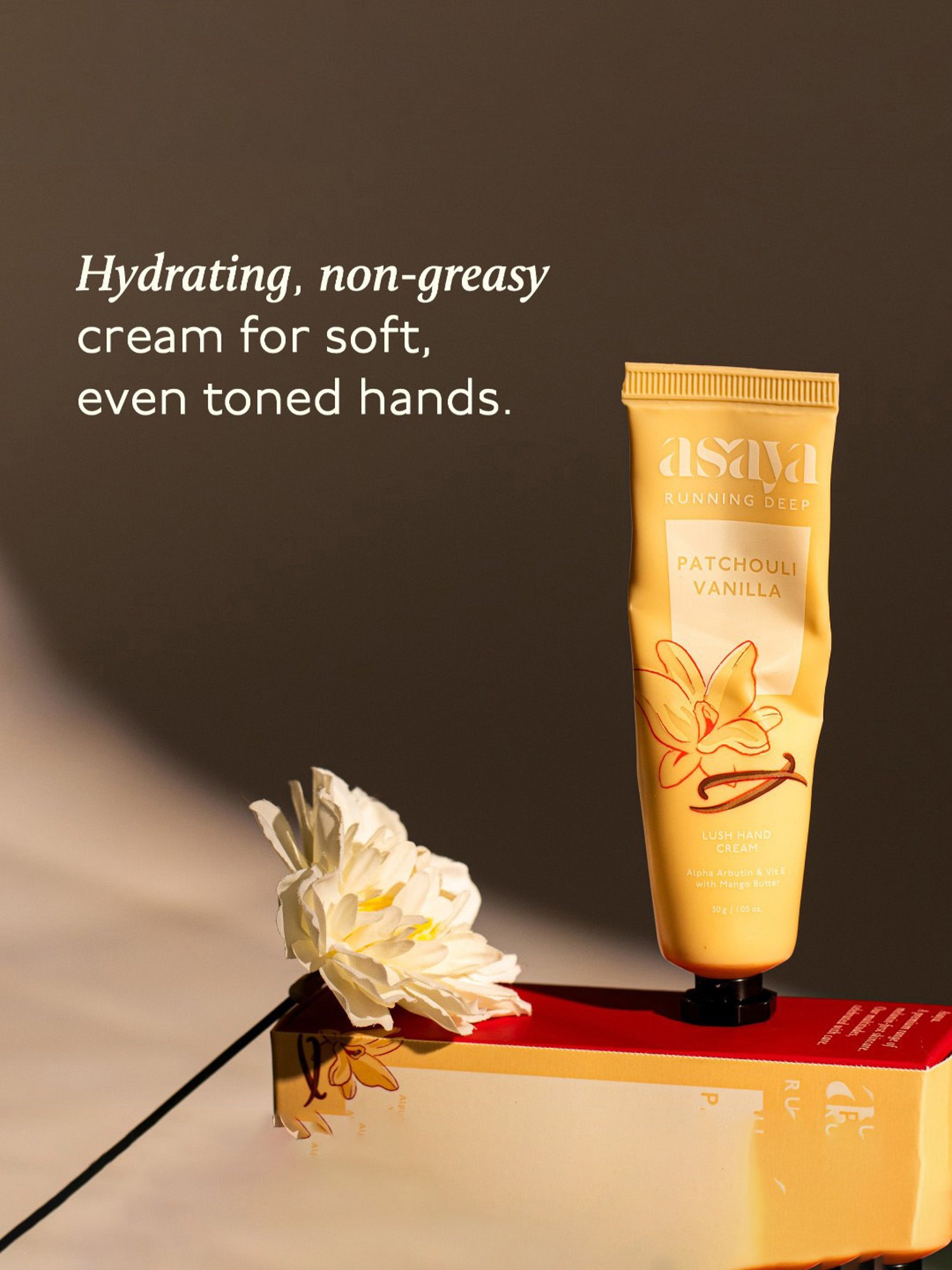 Asaya Orange Spice, Patchouli Vanilla & Mandarin Tree Lush Hand Cream - Pack of 3