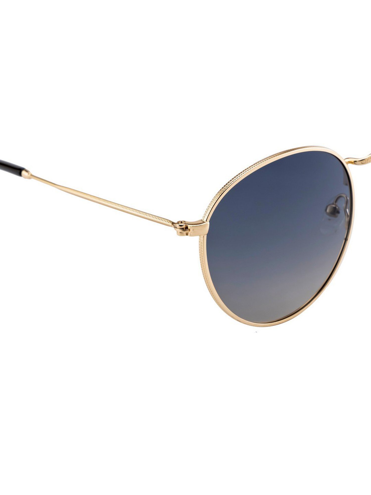 Opium Grey UV Protection Round Unisex Sunglasses