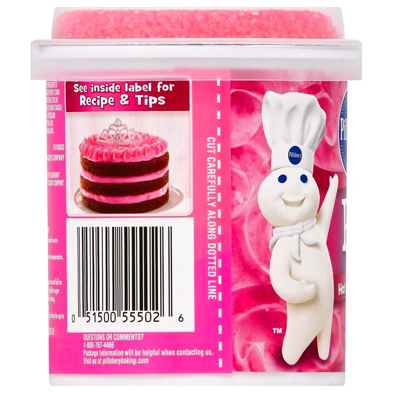 Pillsbury Funfetti Hot Pink Vanilla Frosting -15.6oz