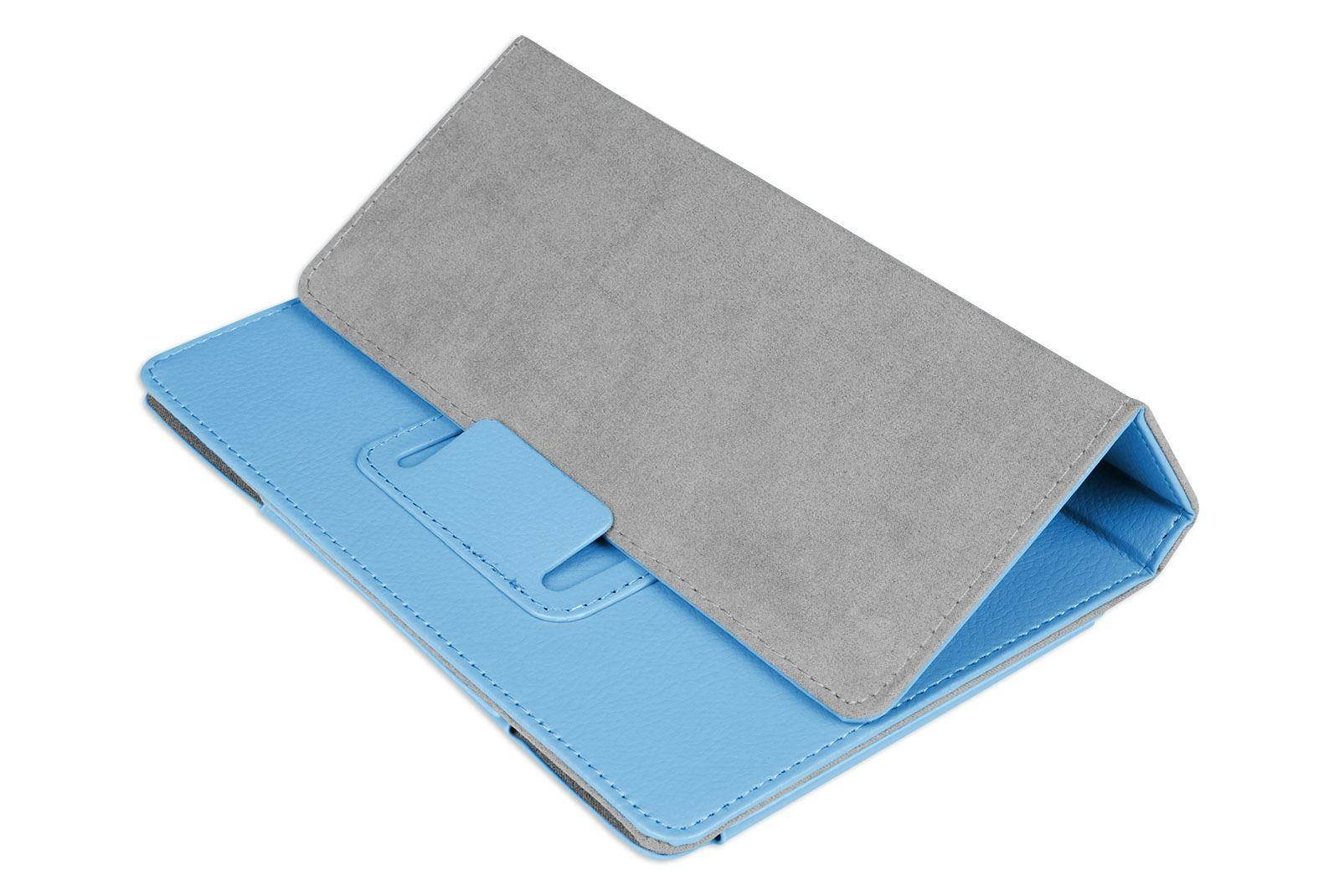 Hellfire Trading Magnetic PU Leather Case Cover for Lenovo MiiX 3 7.85" Tablet - Blue