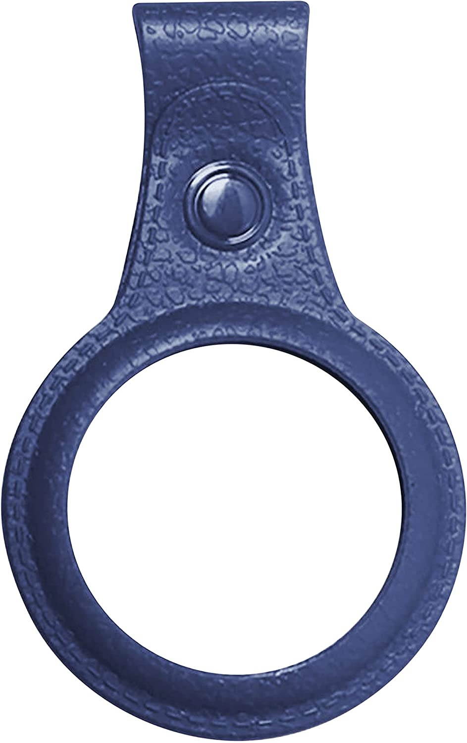 Vietus Vault for Apple AirTag Case with Key Ring Loop - Pacific Blue, Leather TPU, 1-Pack