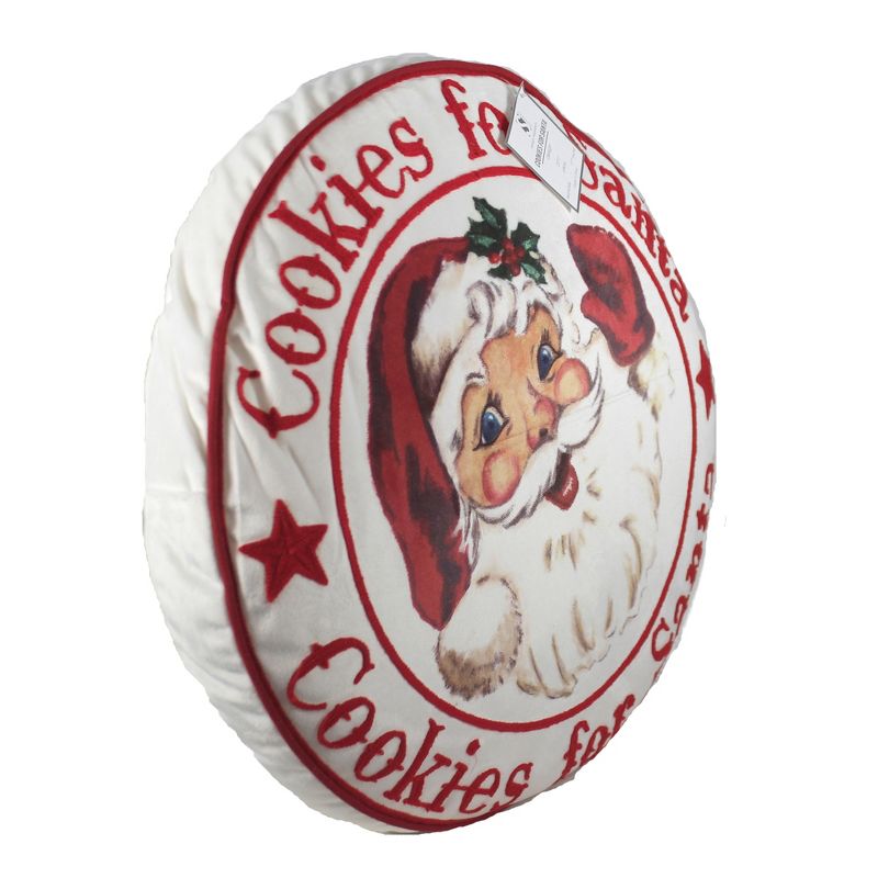 Home Decor 17.0" Cookies For Santa Pillow Christmas  -  Decorative Pillow