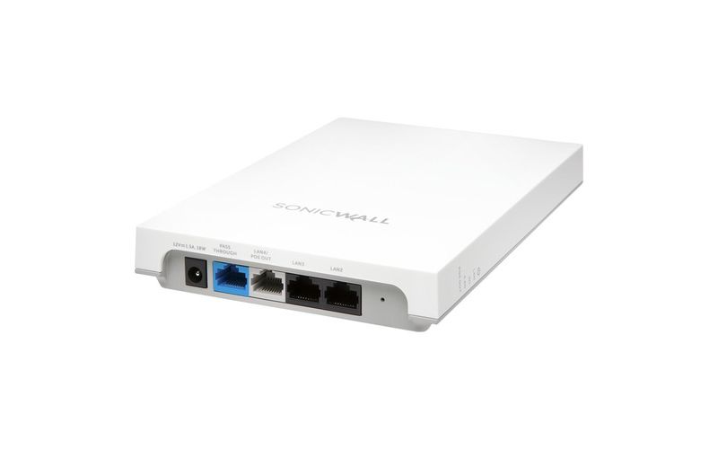 SonicWall SonicWave 224w IEEE 802.11ac 1.24 Gbit/s Wireless Access Point - 2.40 GHz, 5 GHz - MIMO Technology - 6 x Network (RJ-45) - PoE Ports