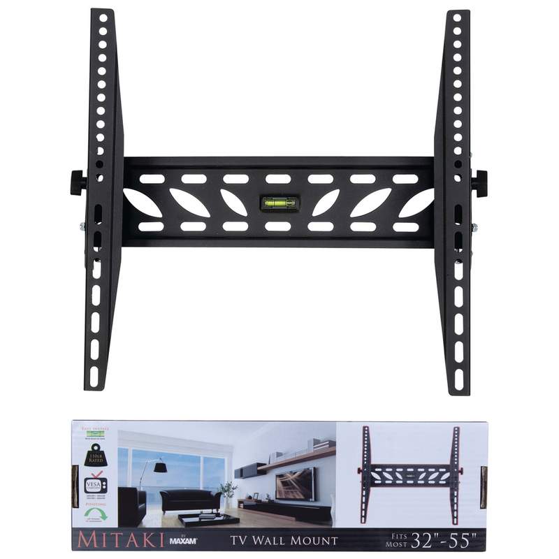 Mitaki by Maxam® 32" - 55" Tilting Wall Mount TV Bracket