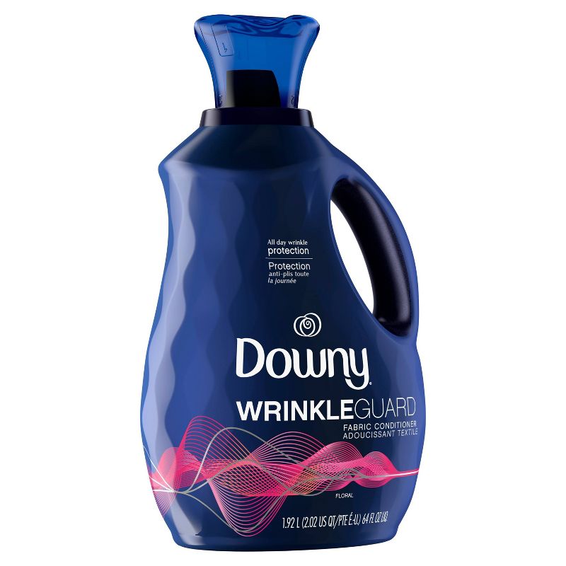 Downy WrinkleGuard Floral Liquid Fabric Softener and Conditioner - 64 fl oz