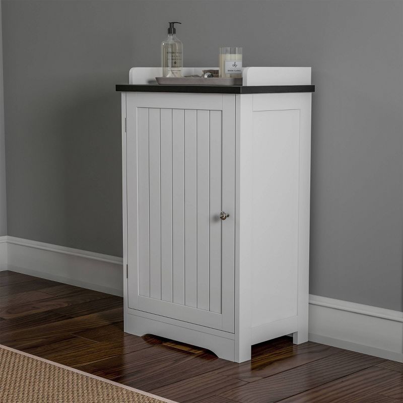 Bathroom Storage Cabinet with Adjustable Shelf White - Hastings Home