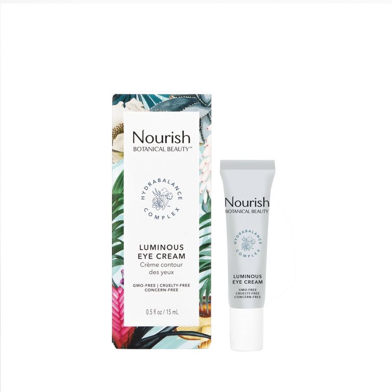 Nourish Organic Botanical Beauty Luminous Eye Cream - 0.5 fl oz
