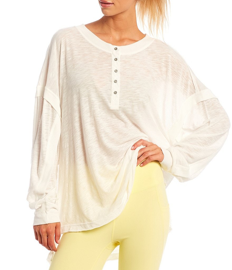 Marc New York Short Sleeve Tie-Dye Jewel Neck Tee